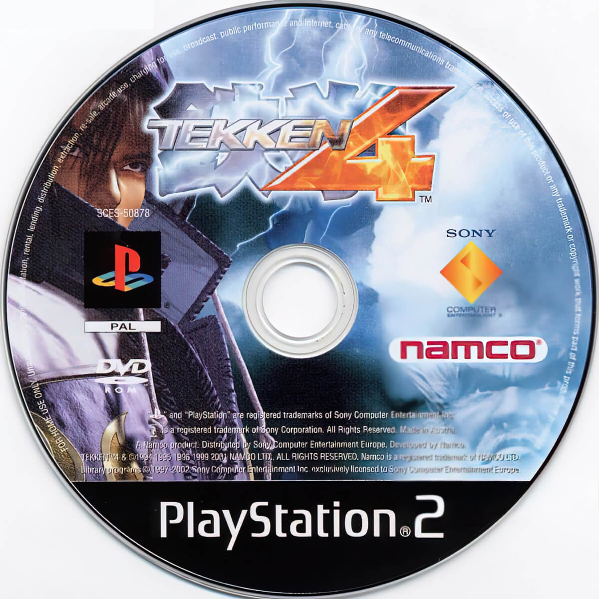 Лицензионный диск Tekken 4 для PlayStation 2